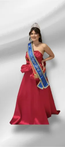 Présence de Jade Mazinghien à l’événement Miss Villeneuve d’Ascq en tant qu’ambassadrice européenne.