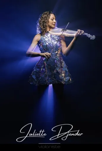 Juliette Djender, violoniste lumineuse dont les notes accompagnent désormais la douceur de vos séances boudoir.